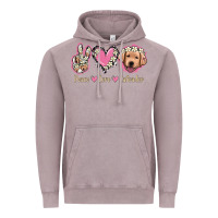 Vintage Zinc Peace Love Labrador Vintage Hoodie - Jasminsmagicworld