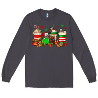 Smoke christmas sloth coffee cups Long Sleeve Tee - Jasminsmagicworld