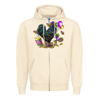 Sandshell mardi gras chicken Zipper Hoodie - CowGirlArtShop
