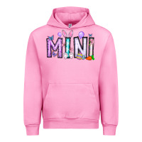 Fuchsia Pink easter day mini Urban Hoodie - CowhideDigitalArt