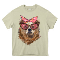 Mossy mama bear with glasses and bandana Heavy Core Tee - Artiststas