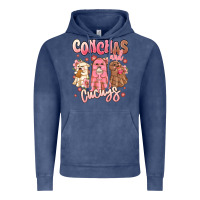 Vintage Denim conchas and cucuys mexican desert ghosts Vintage Hoodie - MaliasSmallBusiness
