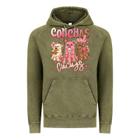 Vintage Olive conchas and cucuys mexican desert ghosts Vintage Hoodie - MaliasSmallBusiness