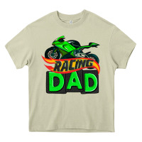 Mossy racing dad with racing motorcycle Heavy Core Tee - AdoDesignShop