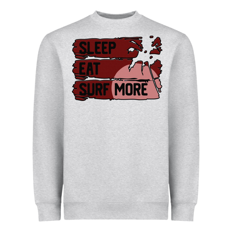Surf, Sleep, Eat Heavyweight Sweatshirt by Bettercallsaul | Teevron
