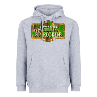 Heather Grey Shamrockin' St. Patrick's Day Heavyweight Hoodie - OliviaCreatesArt