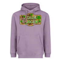 Lavender Shamrockin' St. Patrick's Day Heavyweight Hoodie - OliviaCreatesArt