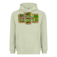 Matcha Shamrockin' St. Patrick's Day Heavyweight Hoodie - OliviaCreatesArt