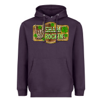 Plum Shamrockin' St. Patrick's Day Heavyweight Hoodie - OliviaCreatesArt