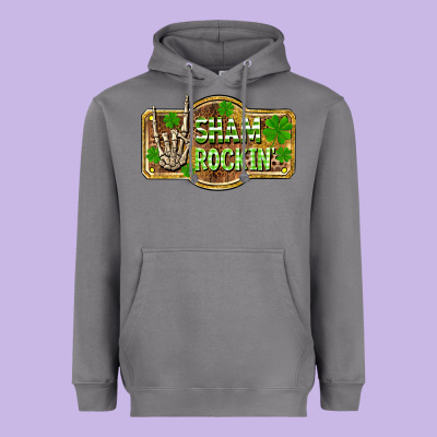 Shamrockin' St. Patrick's Day Heavyweight Hoodie Designed By Oliviacreatesart