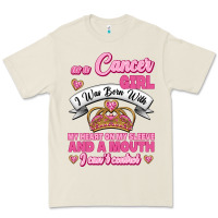 Bone As A Cancer Girl I Was Born With My Heart On My Sleeve And A Mouth Premium Tee - Jasminsmagicworld