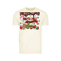 Vintage Arctic North Pole Hot Chocolate christmas Vintage Tee - MaliasSmallBusiness
