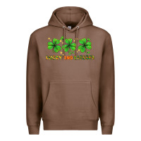 Chestnut St. Patrick's Day lucky and blessed Premium Hoodie - HowdyJamesFarm