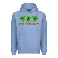 Colony Blue St. Patrick's Day lucky and blessed Premium Hoodie - HowdyJamesFarm