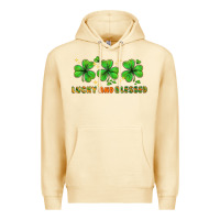 Pina Colada St. Patrick's Day lucky and blessed Premium Hoodie - HowdyJamesFarm