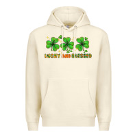 St. Patrick's Day Lucky And Blessed Premium Hoodie | Teevron