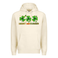 Tofu St. Patrick's Day lucky and blessed Premium Hoodie - HowdyJamesFarm