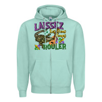 Seafoam laissez les bons temps rouler Zipper Hoodie - CowGirlArtShop