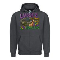 Smoke laissez les bons temps rouler Zipper Hoodie - CowGirlArtShop