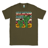 Army Green cactus sunflower coaster Classic Tee - JahusDesignShop