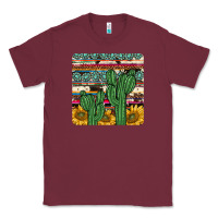 Burgundy cactus sunflower coaster Classic Tee - JahusDesignShop