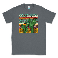 Charcoal Heather cactus sunflower coaster Classic Tee - JahusDesignShop