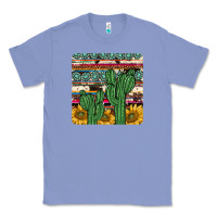 Colony Blue cactus sunflower coaster Classic Tee - JahusDesignShop