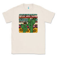 Natural cactus sunflower coaster Classic Tee - JahusDesignShop