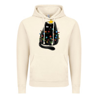 Vintage Artic christmas cat with lights Vintage Hoodie - MaliasSmallBusiness