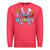 Cardinal Easter Teacher bunny Premium Sweatshirt - OliviaCreatesArt