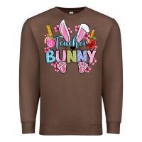 Chestnut Easter Teacher bunny Premium Sweatshirt - OliviaCreatesArt
