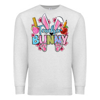 Oatmeal Heather Easter Teacher bunny Premium Sweatshirt - OliviaCreatesArt
