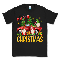 Black merry christmas gnomes truck Classic Tee - MaliasSmallBusiness