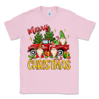 Bubblegum Pink merry christmas gnomes truck Classic Tee - MaliasSmallBusiness