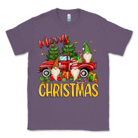Lavender merry christmas gnomes truck Classic Tee - MaliasSmallBusiness