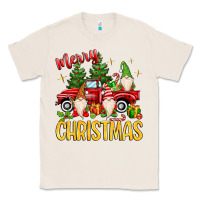 Natural merry christmas gnomes truck Classic Tee - MaliasSmallBusiness