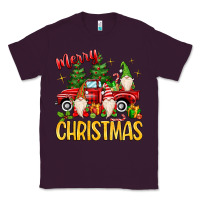 Plum merry christmas gnomes truck Classic Tee - MaliasSmallBusiness