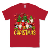 Red merry christmas gnomes truck Classic Tee - MaliasSmallBusiness