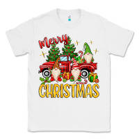 White merry christmas gnomes truck Classic Tee - MaliasSmallBusiness