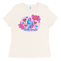 Bone back to school flowers sixth grade 3200x2400 Ladies Tee - AdoDesignShop