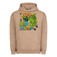 Pigment Burro too hip to hop frog Urban Hoodie - LillyAllenDesigns