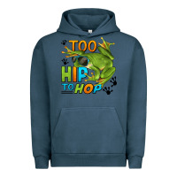 Pigment Midnight Navy too hip to hop frog Urban Hoodie - LillyAllenDesigns
