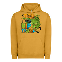 Pigment Peanut Butter too hip to hop frog Urban Hoodie - LillyAllenDesigns