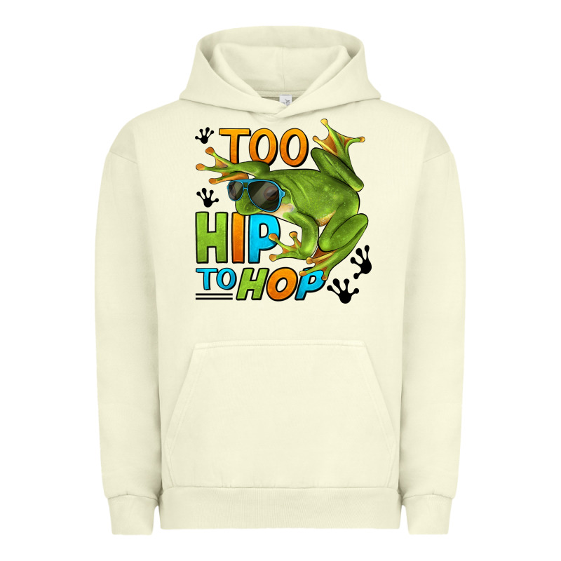 Too Hip To Hop Frog Urban Hoodie by LillyAllenDesigns | Teevron