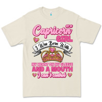 Bone As A Capricorn Girl I Was Born With My Heart On My Sleeve And A Mouth Premium Tee - Jasminsmagicworld