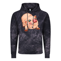 Cloud Black pig Vintage Hoodie - MaliasSmallBusiness