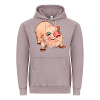 Vintage Zinc pig Vintage Hoodie - MaliasSmallBusiness