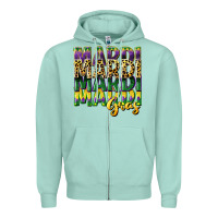 Seafoam mardi gras Zipper Hoodie - CowGirlArtShop