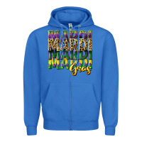 True Royal mardi gras Zipper Hoodie - CowGirlArtShop