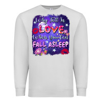 Dove Grey Why fall in love when you can fall asleep Premium Sweatshirt - FaDigitalArtStudio